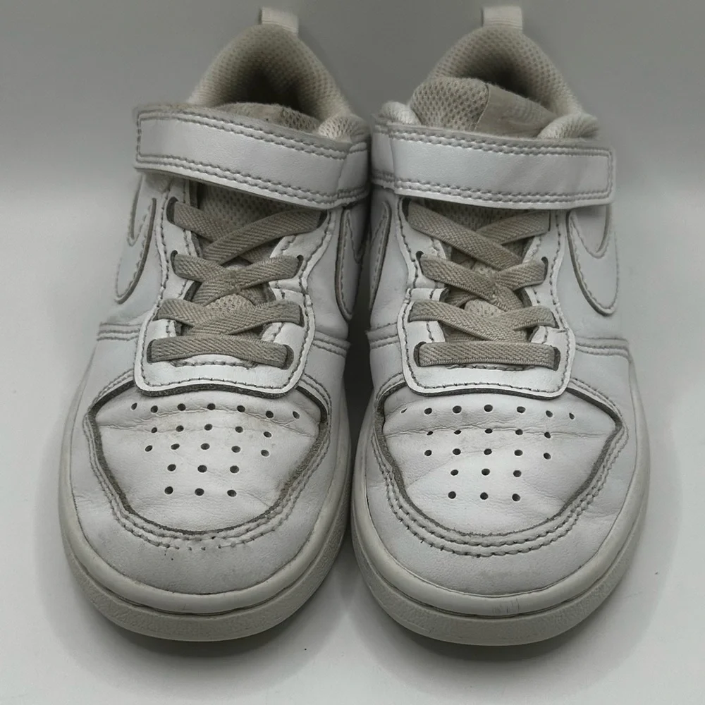 Nike | White Kids' Court Borough Low Top Sneaker Baby/Toddler | size 11.5